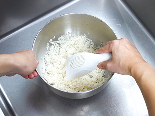 マーナ (marna) 極 お米とぎ (ホワイト) 水切りストック付き 米とぎ ( 素早く 水切り / お米にもお釜にも 優しい ) 米研ぎ K679W